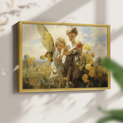 Angels From Above-II -Framed Print - Restickable