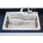33'' L Drop-In Stainless Steel Kitchen Sink