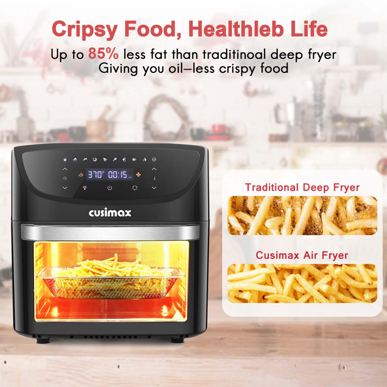 CUSIMAX CMAF-002 19 Liter Digital Air Fryer Toaster Oven 20QT 10