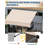 Manual Retractable Patio Awning, Adjustable Height, UV Protection, Weather-Resistant Outdoor Sunshade Shelter-125512227