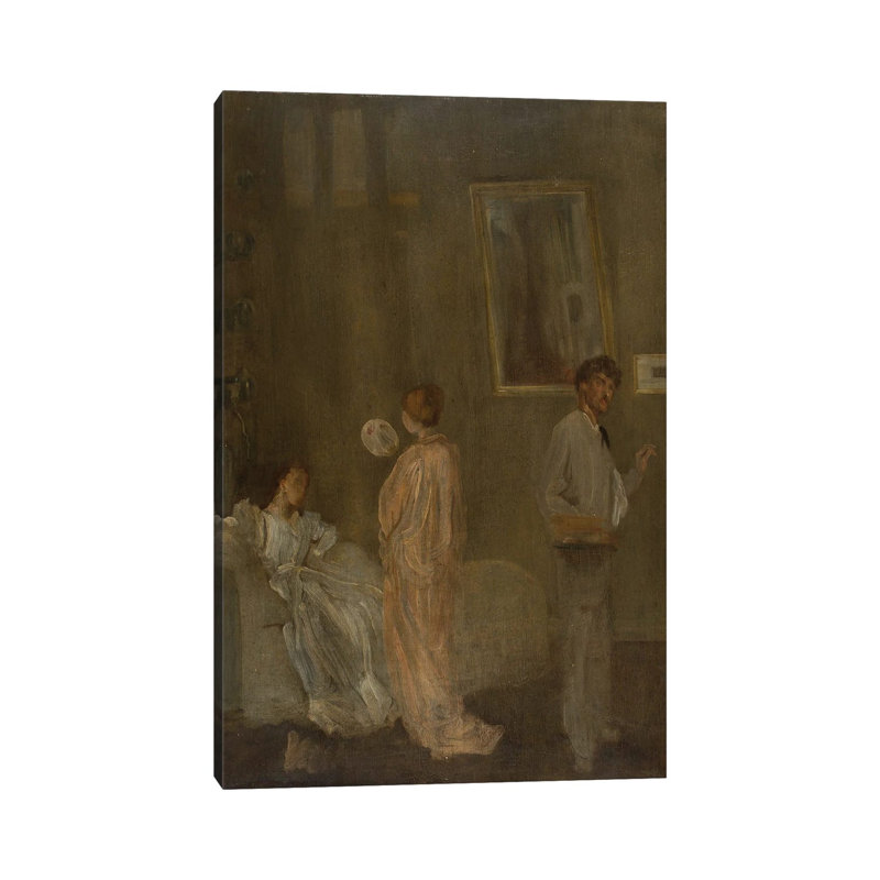 The Artist's Studio - reproduction d'art mural - toile tendue, 26 po x 18 po, Toile tendue avec châssis, Sans cadre