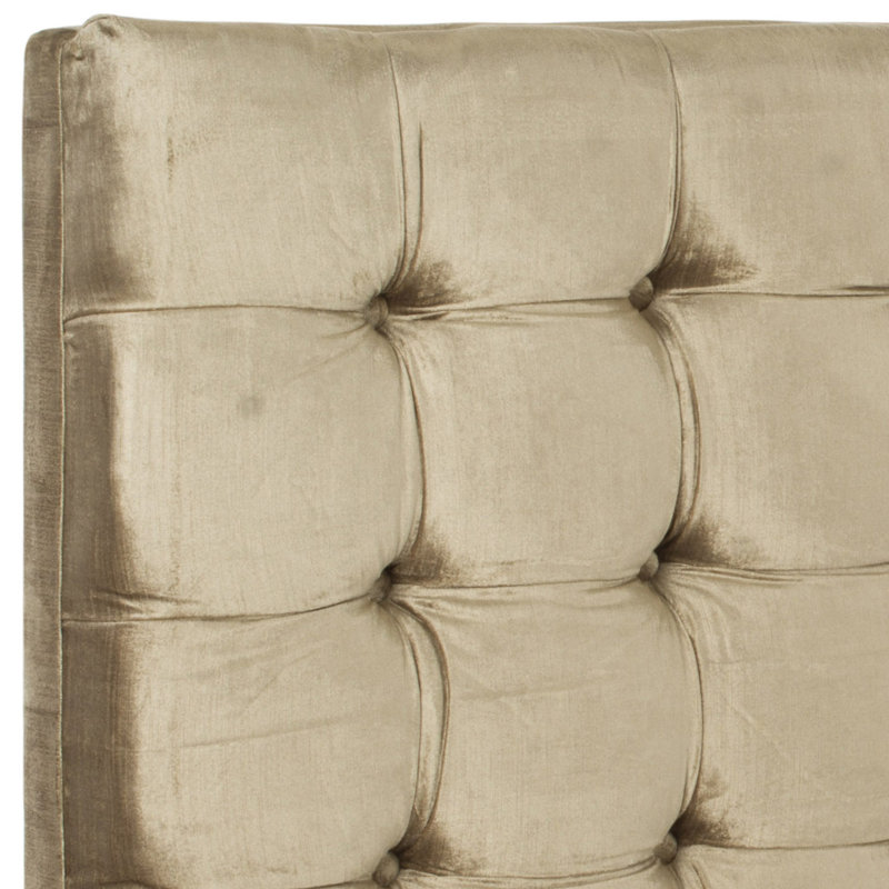 Upholstered Headboard, Queen, Polyester Antique Olive
