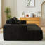 Canapé-lit modulaire surdimensionné de 87 po, fauteuil-lit moderne moelleux, sans assemblage, méridienne inclinable confortable pour chambre à coucher,-207208635