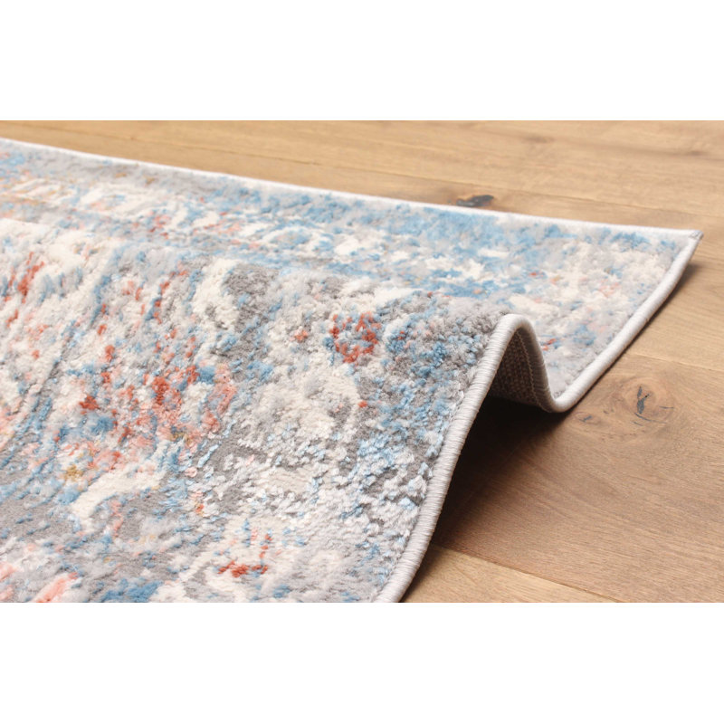 Leila Ivory Rug, Rectangle 5' x 8'