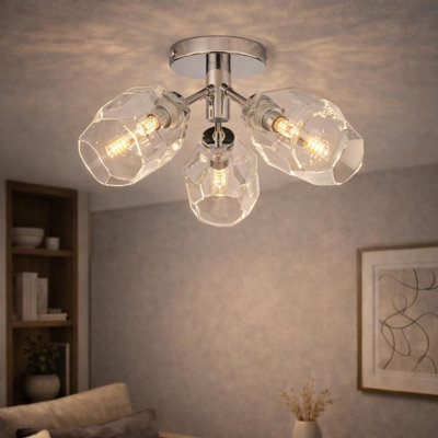 Leonie Glass Flush Mount