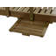 Kenneth 196cm Long Reclining Acacia Single Chaise