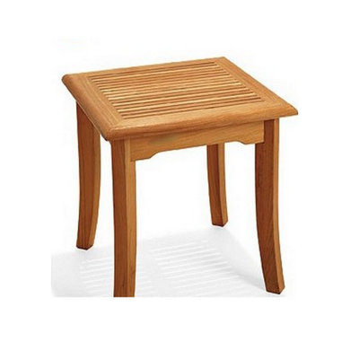 Maday Square Teak Outdoor Side Table , 21'' in. W 21'' in. D