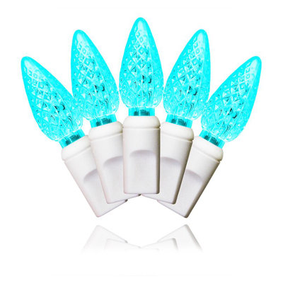 White Wire 4" Spacing Lights