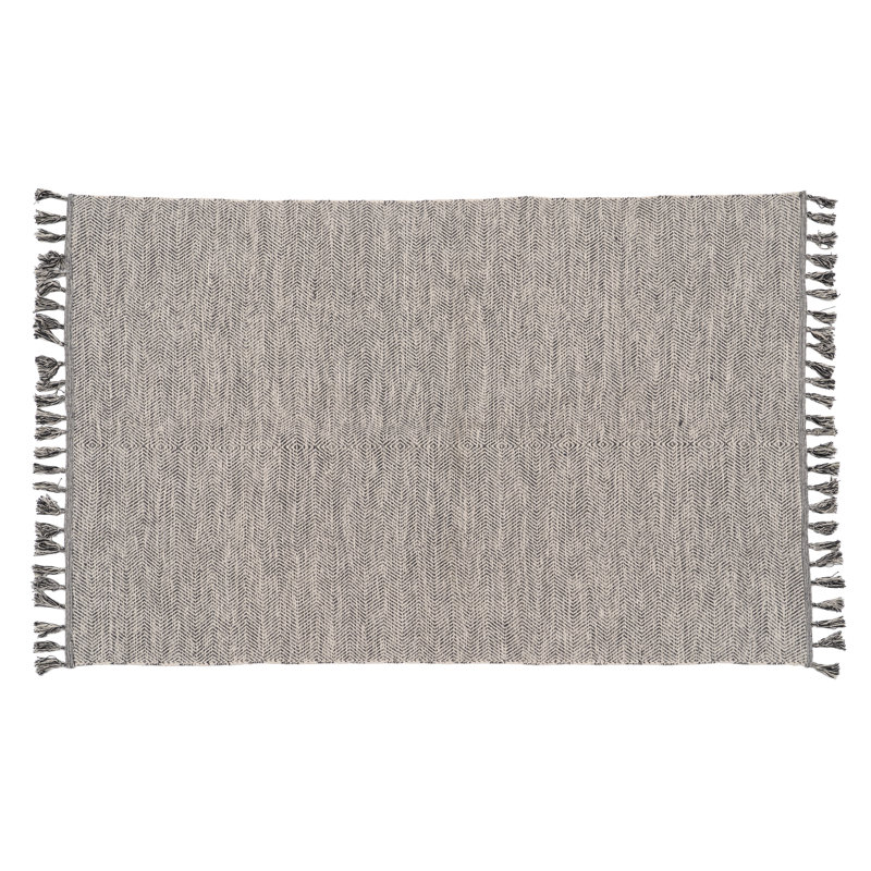 Ronneshia Solid Colour Hand Woven Area Rug, Rectangle 160 x 230cm