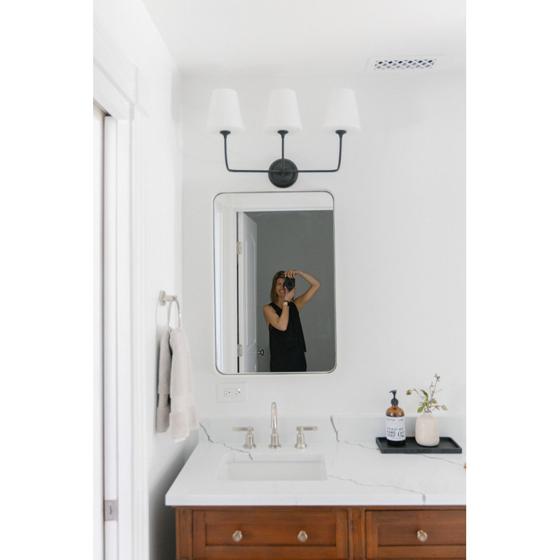 Sylvan 3 - Light Vanity Light, Black Forged
