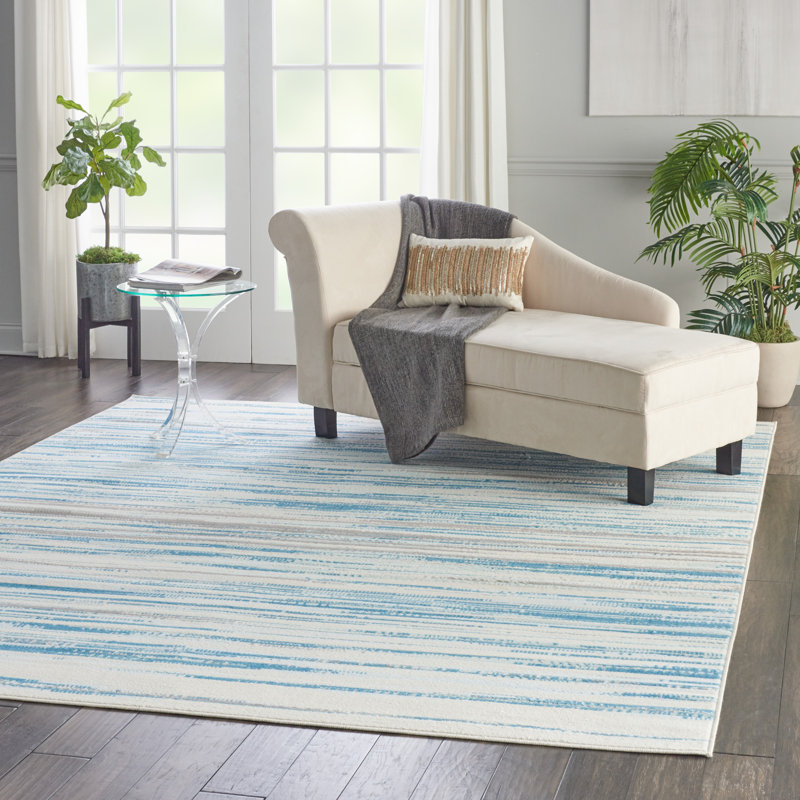 Striped Area Rug, Rectangle 160 x 221cm