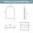 Recessed or Surface Mount Medicine Cabinet with Mirror Adjustable Shelves-1648809543
