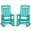 Chaises berçantes d'extérieur en PEHD résistantes aux intempéries Adirondack-318636011
