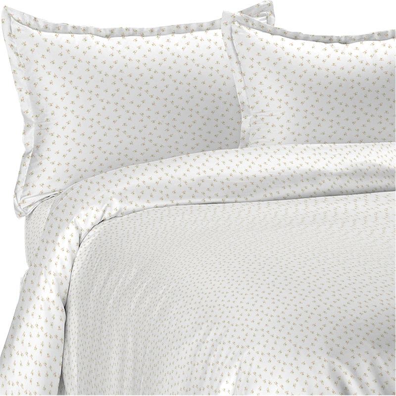 Floral Duvet Cover, King, Pink
