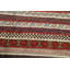 Tapis unique en laine noué à la main 6 pi 10 po x 9 pi 7 po nouvel âge Gabbeh en rouge / brun / beige