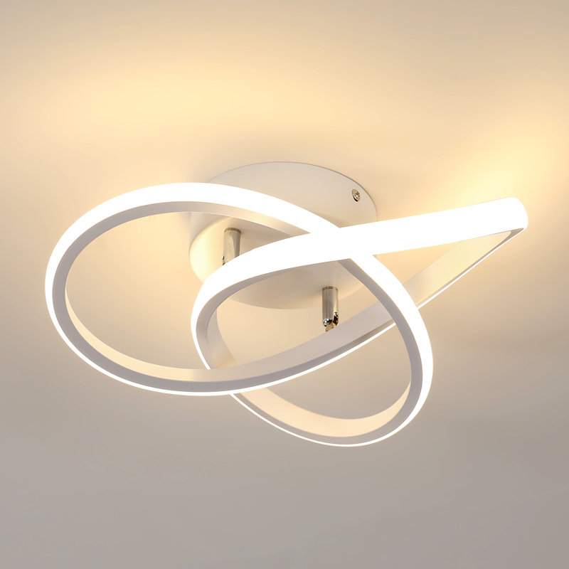 Camrun 3-Light LED Flush Mount Warm Light