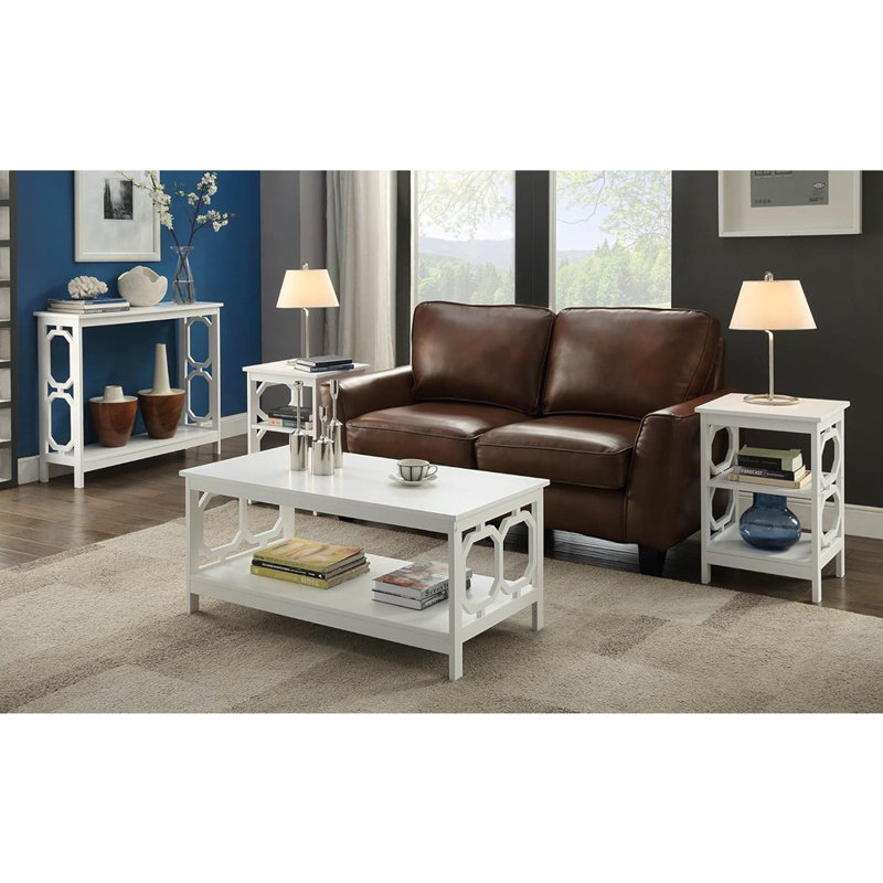 Bodeswell Coffee Table with Storage, White