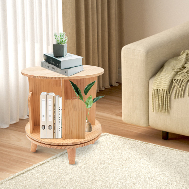 Support de rangement rotatif pour bibliothèque