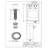 Sink Top Waste Disposal Air Switch and Dual Outlet Control Box, Flush Button-86710084