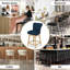 Tabouret de bar et de comptoir pivotant en bois massif Malakeh (ensemble de 1/2/4)-1275975636-1276884711-1275975469