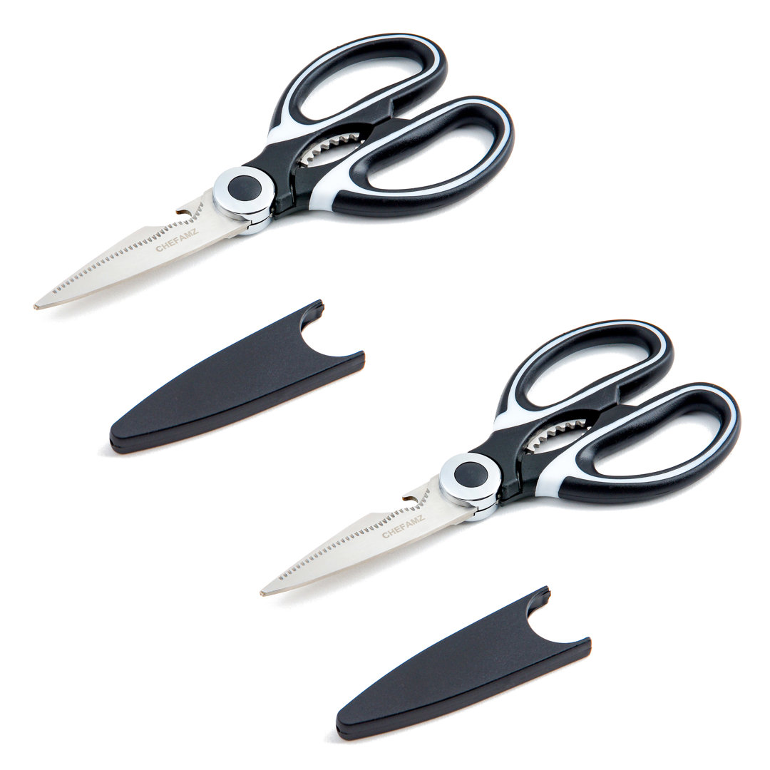 CHEFAMZ All-Purpose Kitchen Scissors CHEFAMZ