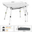 Rectangular Outdoor Picnic Table-2146380549