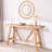 Farmhouse A- Frame Wood Console Table, 58.5"