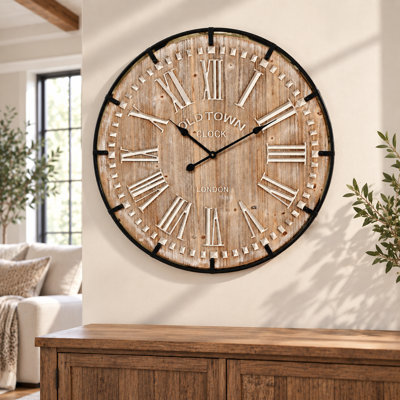 Très grande horloge murale 30 pouces