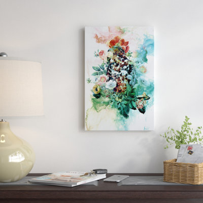 «Bird in Flowers», impression sur toile