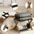 Folding Suitcase Stand With Storage Shelf