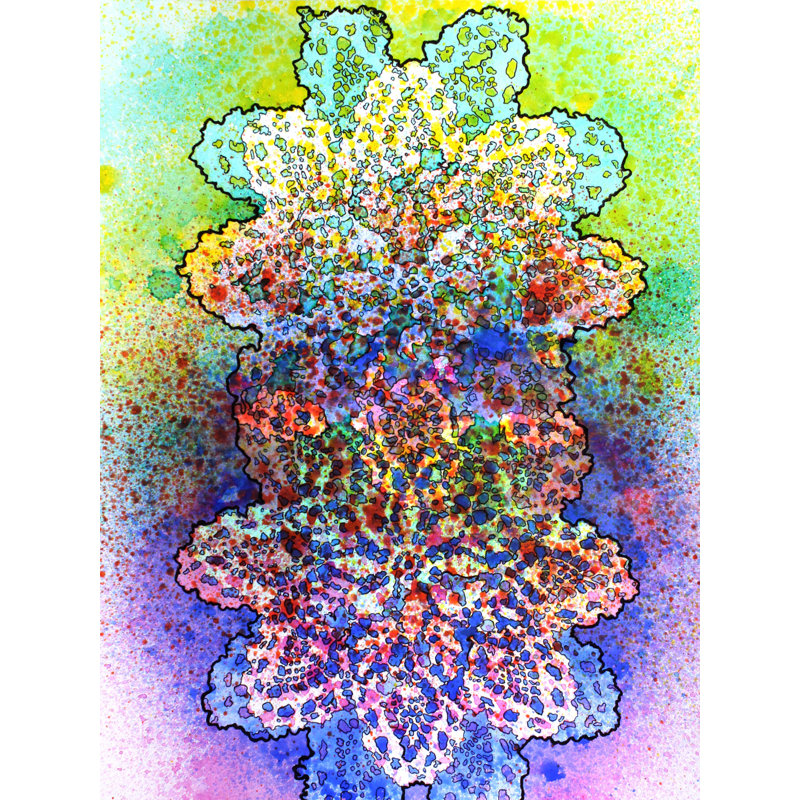 Stain 5 Print by Katie Schutte