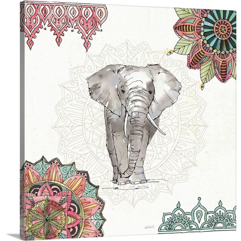 Reproduction d'art sur toile, H 24 po x l 24 po x P 1 po, Toile tendue