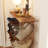 Acrylic & Wood Shoe Rack, Freestanding Vertical Shoe Organizer for Entryway-124627130