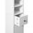 Oaklen 72 Inches Narrow, Tall and Space Saving Multi-Purpose Freestanding Linen Tower