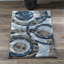 Tapis abstrait gris / ivoire Adonia-1930185772