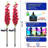 Solar Flower Lights Outdoor Garden Decor Delphinium Stake Lights IP65 Waterproof with 2 Modes for Patio Yard Pathway Lawn Flower Bed-98143748
