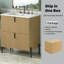 Meuble-lavabo 30 po avec lavabo en céramique-2041057267