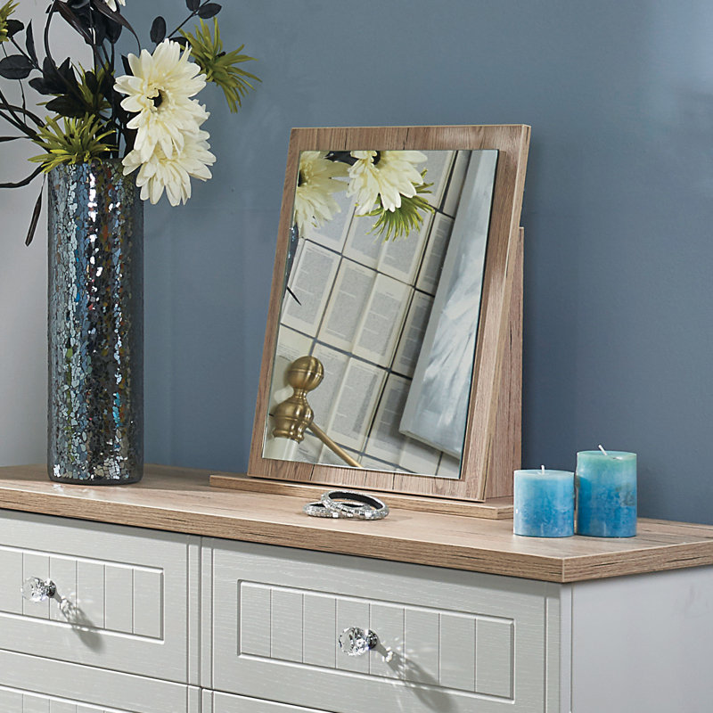Fully Assembled Rosio Rectangular Dresser Mirror