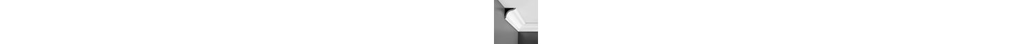 Polystyrène, blanc apprêté H 5 5/8 po x l 78 po x P 3 3/4 po