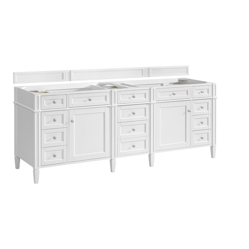 Brittany 84'' W Double Bathroom Vanity Base