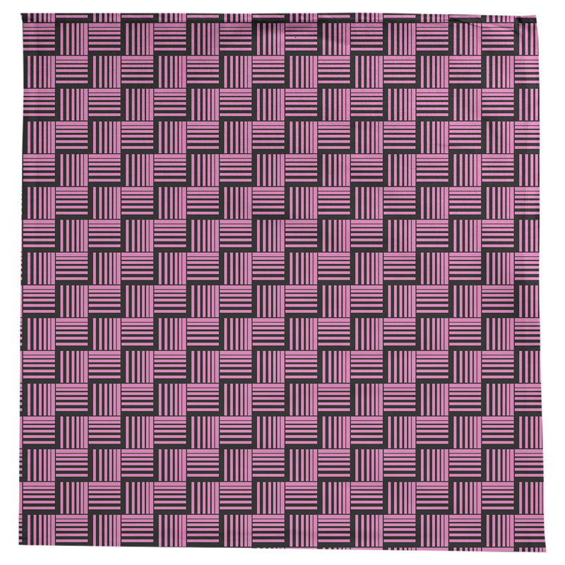 Rayures nattes classiques Nappe, Rose