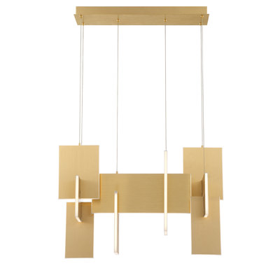 Coburg Gold LED Chandelier