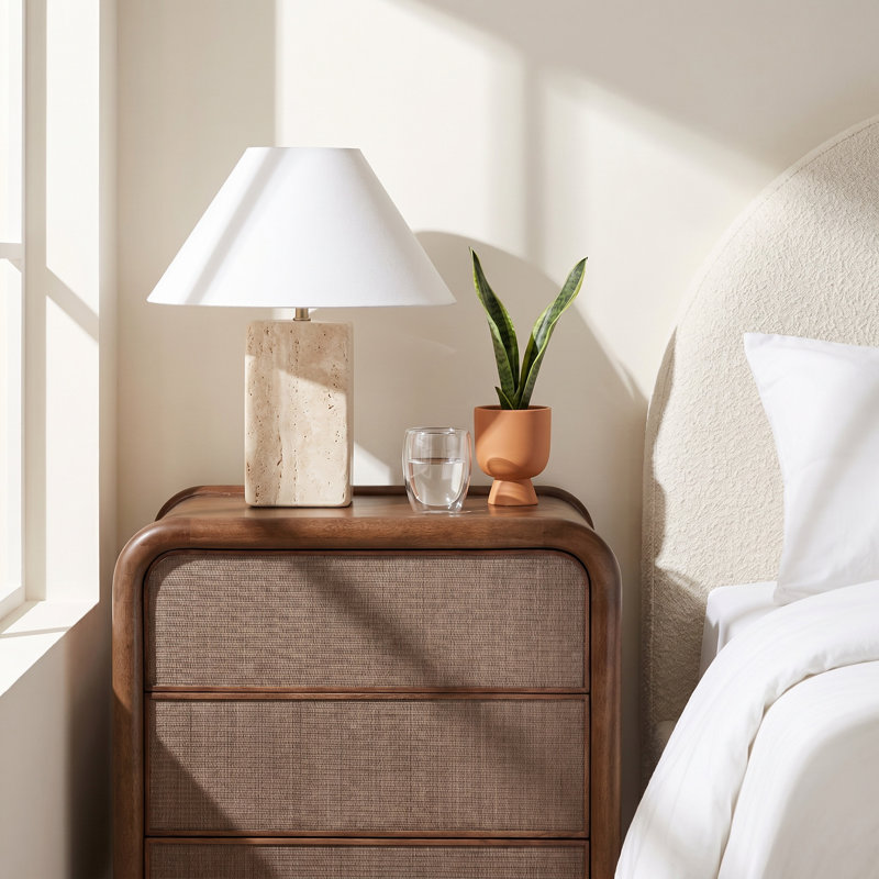 Omena 31.75'' W Solid Wood Nightstand