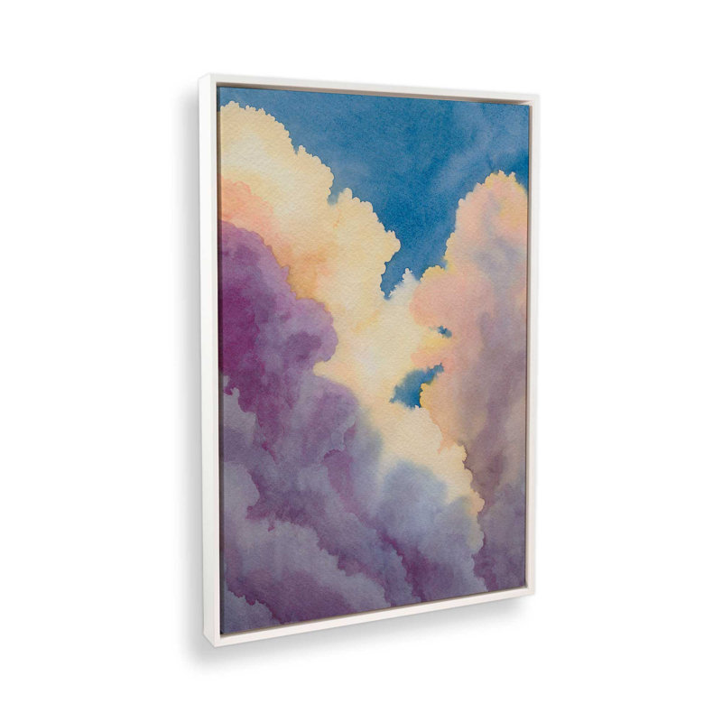 «Dreamscape Sky I» par Grace Popp, reproduction d'art sur toile, Cadre flottant sans passe-partout, H 30 po x l 20 po, Blanc