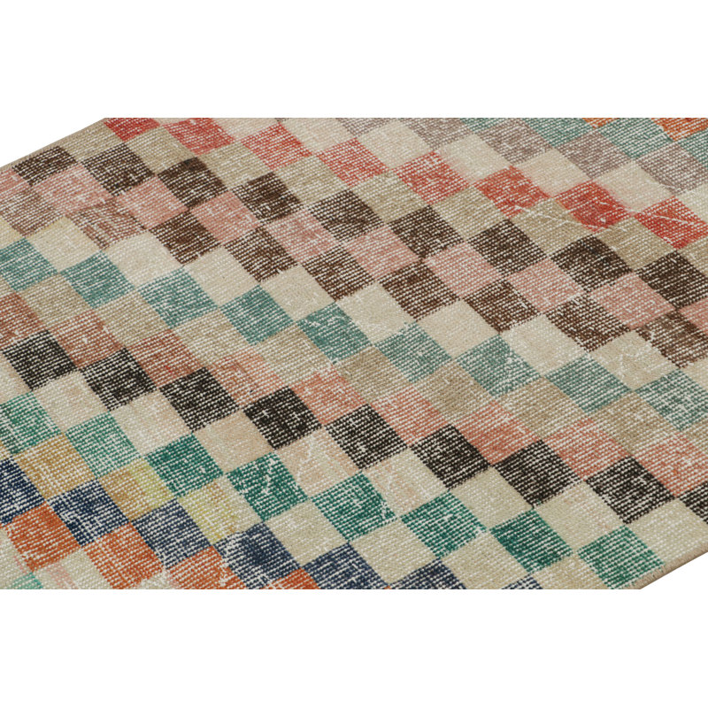 One-of-a-Kind 2'10" X 5'4" Hand Hooked Area Rug