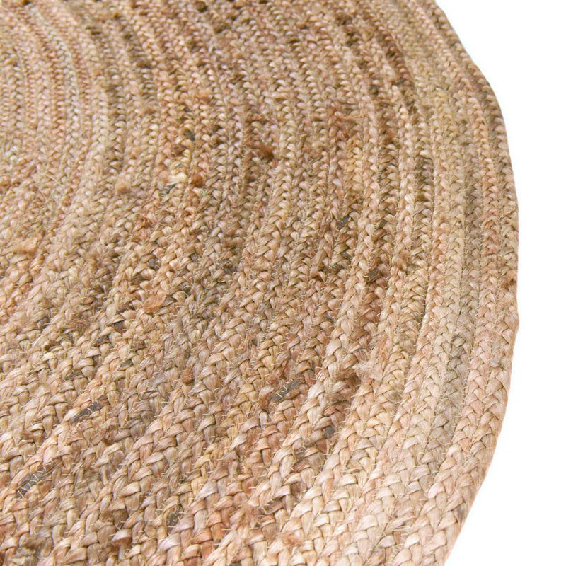 Meador Hand Braided Chindi Rugs, Oval 3'3" x 5'1"