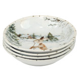 Winter's Frost Set of 4 Soup Bowls
