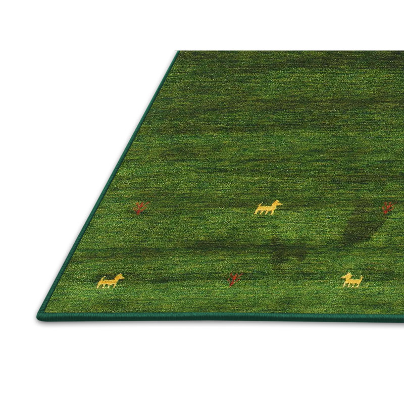 Tapis vert contemporain Guanaja, Rectangle 6 pi x 9 pi