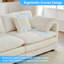Canapé modulaire surdimensionné en velours côtelé 6 places avec poufs mobiles Boneless-937506920