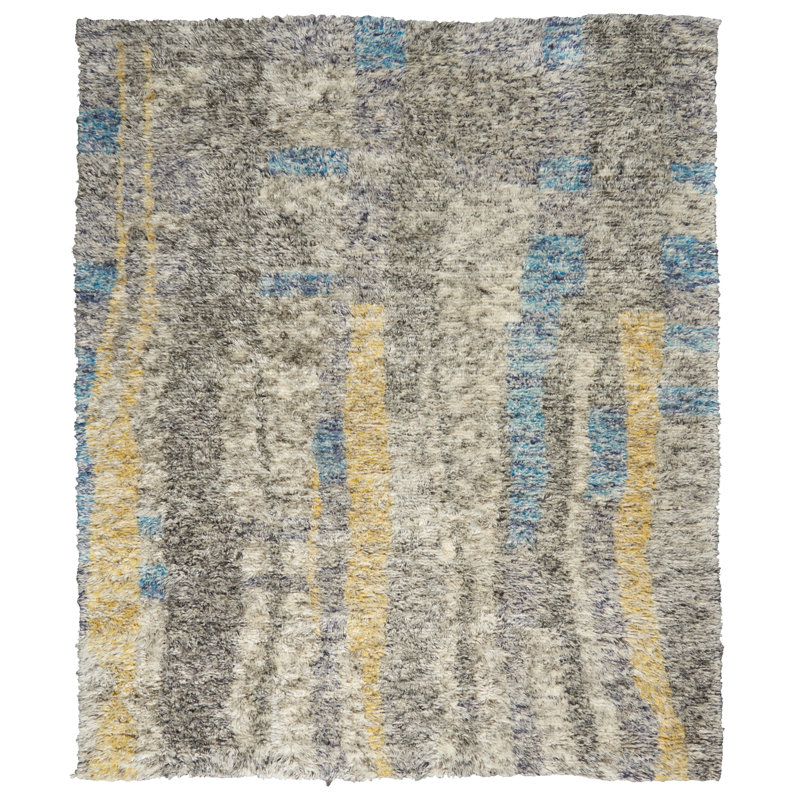 San Antonio Performance Abstract Indoor Rug, Rectangle 5'6" x 8'